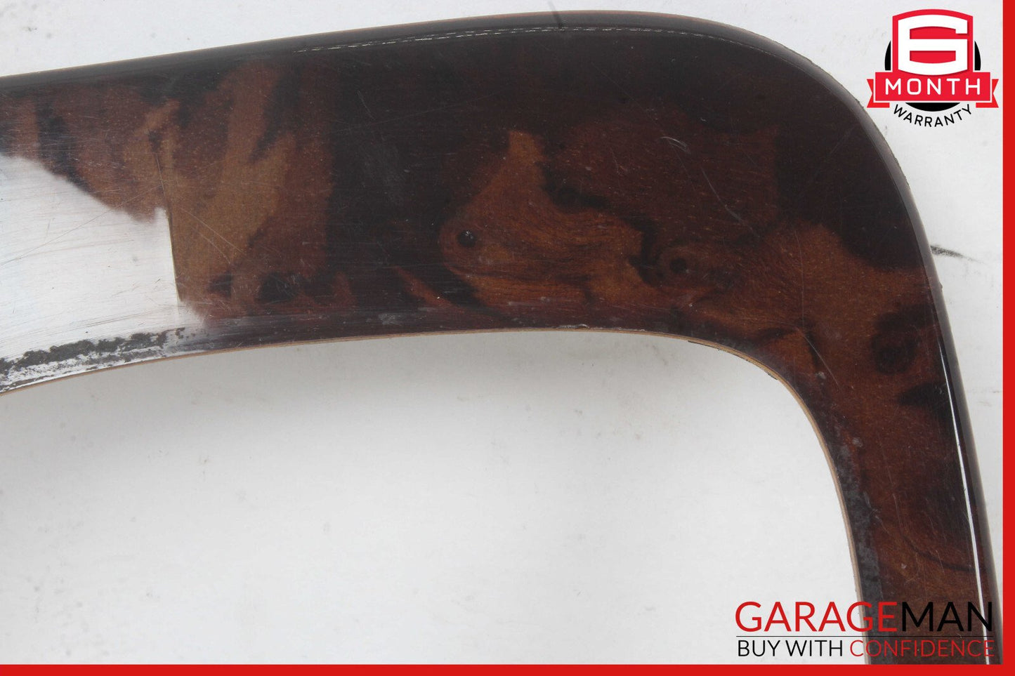 00-06 Mercedes W220 S430 S55 AMG Center Console Shift Shifter Trim Bezel Wood