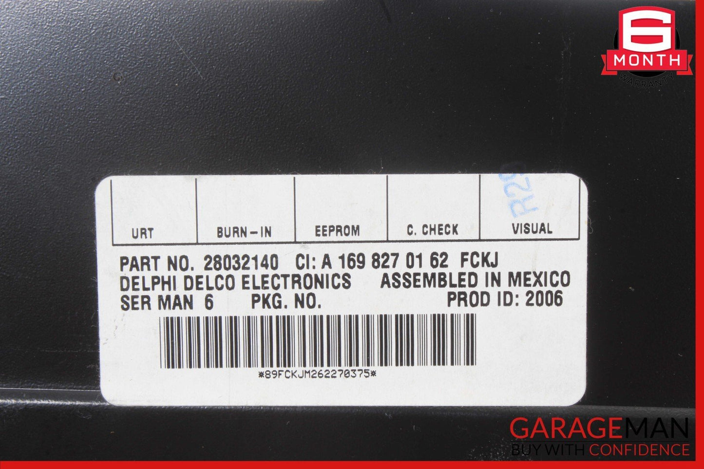 03-09 Mercedes W219 CLS500 GL450 Sirius Satellite Radio Receiver 1698270162 OEM