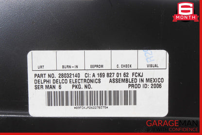 03-09 Mercedes W219 CLS500 GL450 Sirius Satellite Radio Receiver 1698270162 OEM