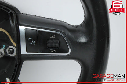 09-12 Audi Q5 4 Spoke Steering Wheel w/ Control Switch Assembly OEM