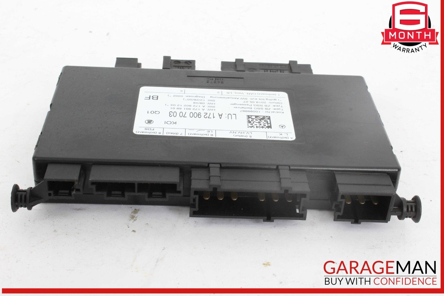 08-20 Mercedes R172 SLC43 AMG C300 Front Right Side Seat Control Module Unit