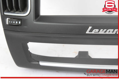 17-20 Maserati Levante Center Dash Air Vent Grille Screen Frame Trim Panel OEM