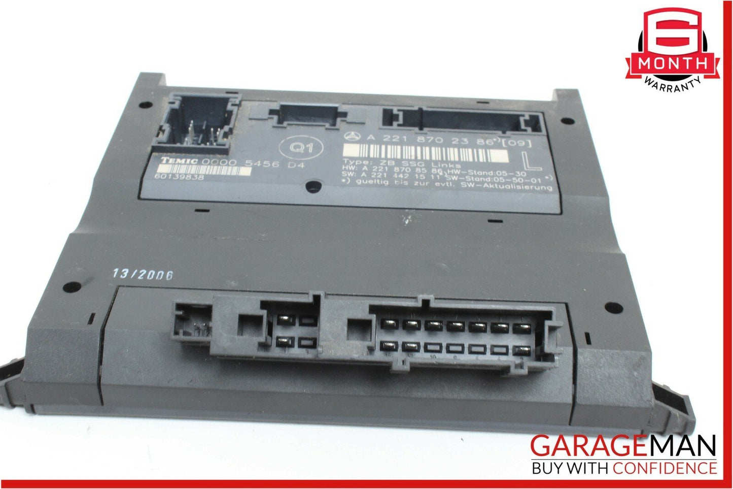 07-13 Mercedes W221 S450 S550 Front Left Side Under Seat Control Module Unit