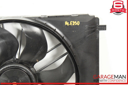 08-18 Mercedes W212 E350 C300 Engine Radiator Cooling Fan Motor Shroud Assy OEM