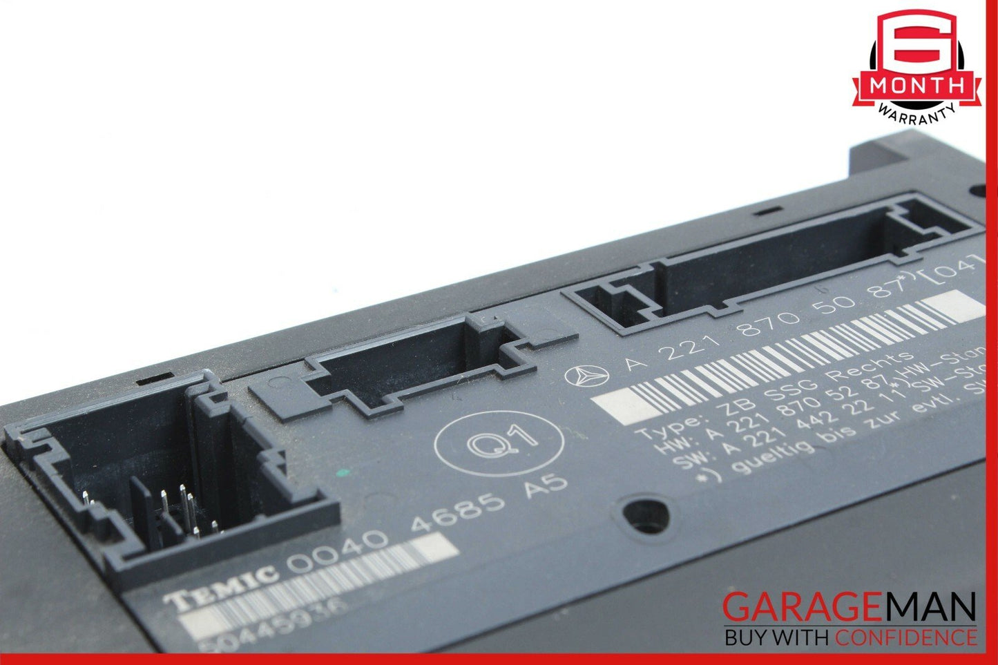 07-13 Mercedes W221 S550 AMG Front Right Passenger Side Seat Controller Module
