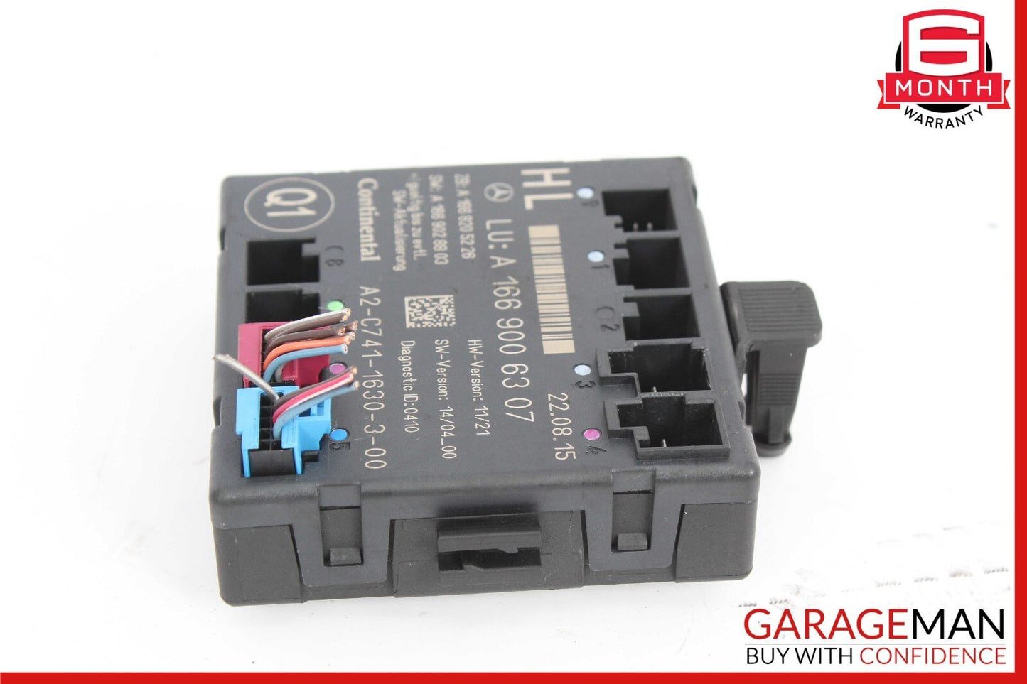 12-19 Mercedes X166 GL450 ML350 GLE350 Rear Left Side Door Control Module