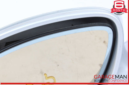 07-09 Mercedes W221 S550 S600 Front Left Side Door Rear View Mirror Silver OEM