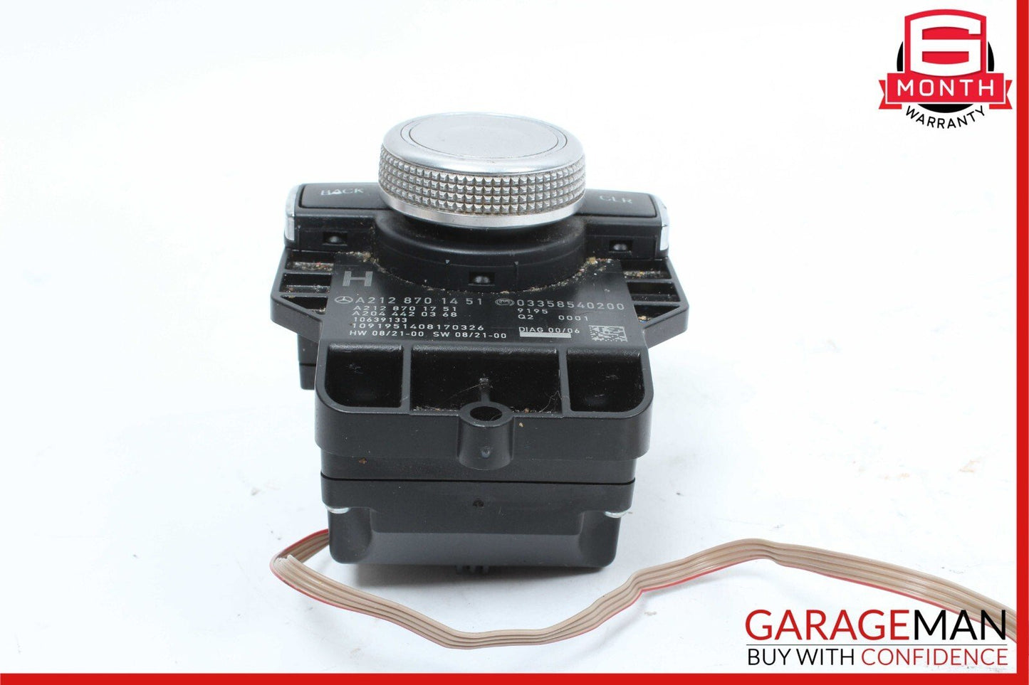 10-13 Mercedes W212 E350 E550 E63 Console Head Unit Controller Knob Multi Switch