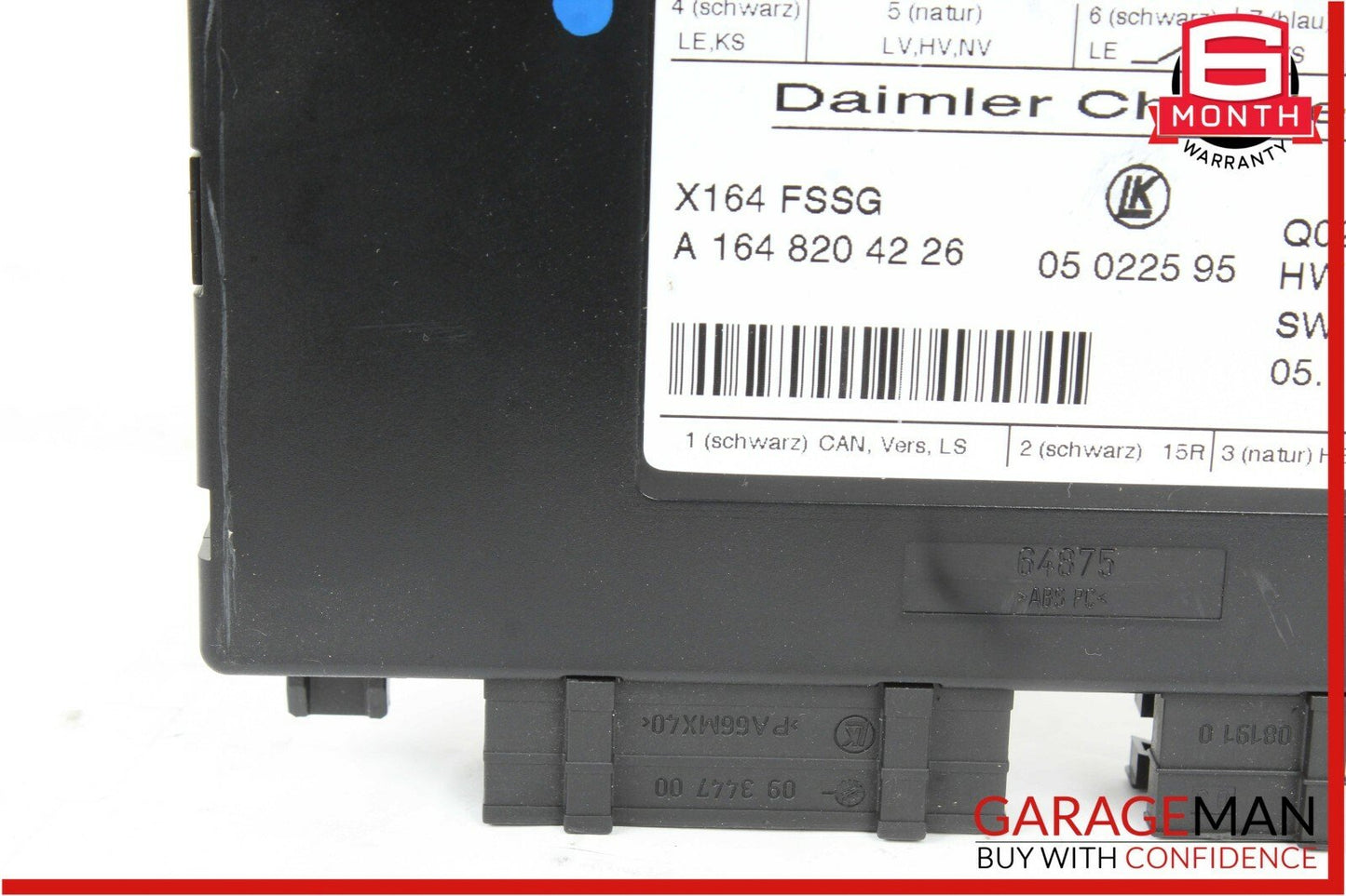 07-12 Mercedes X164 GL450 3rd Third Row Seat Power Folding Controller Module