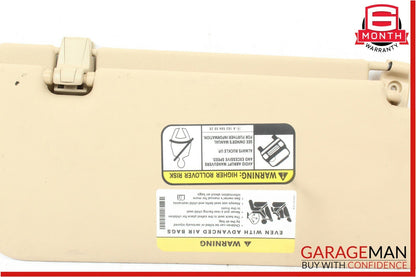 06-12 Mercedes GL450 ML450 Front Left Side Sun Visor Sunvisor Shade Brown