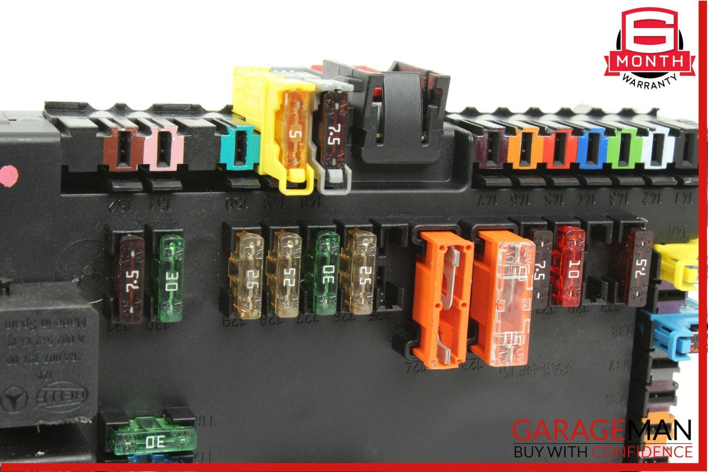 07-13 Mercedes W221 S550 CL550 Rear Trunk SAM Fuse Box Relay Block Assembly