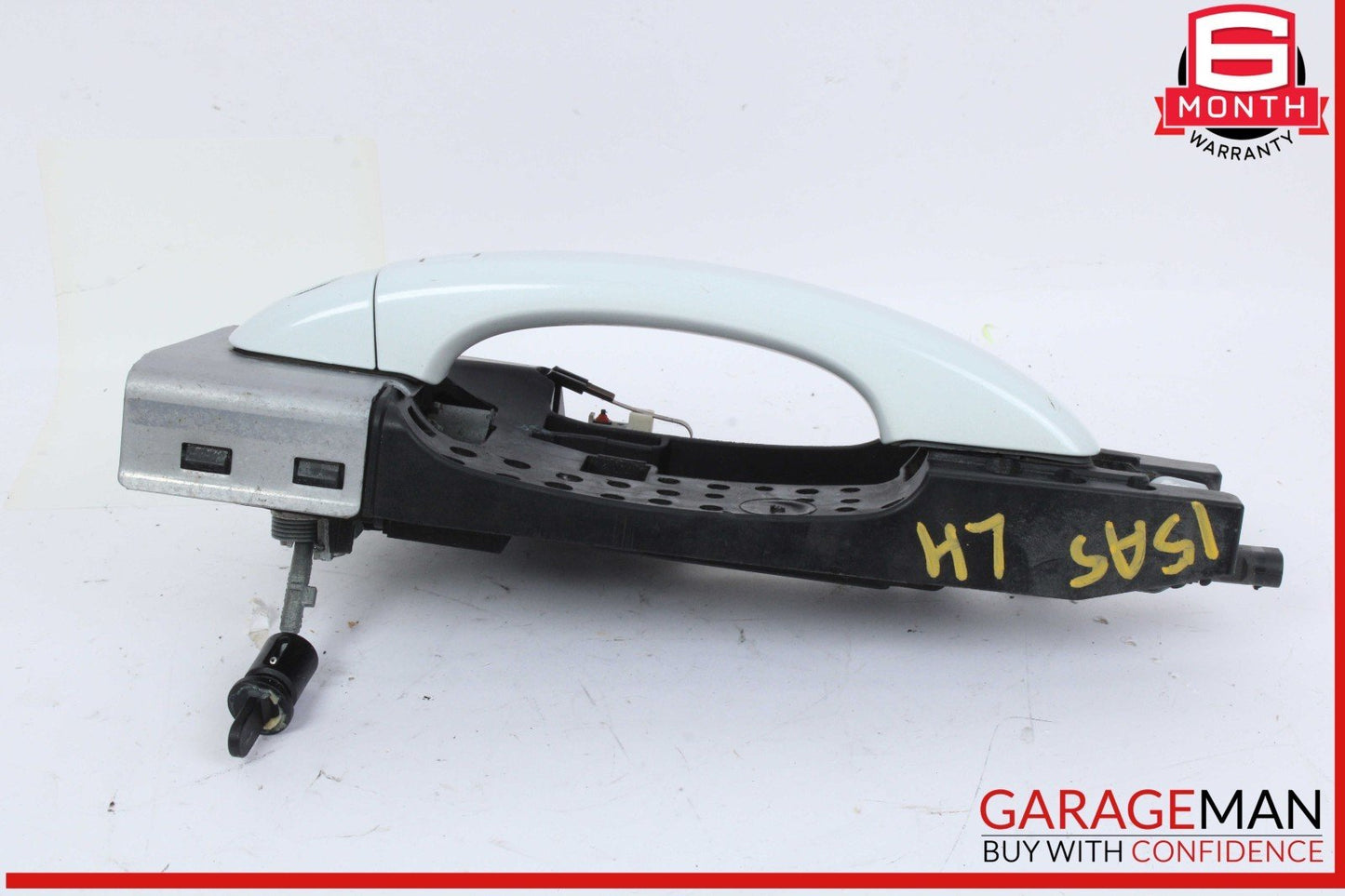 09-16 Audi A5 A4 Front Left Driver Side Exterior Door Handle White 8T1837885B