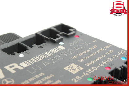08-14 Mercedes W204 C250 C350 Front Right Side Door Control Module 2129004214