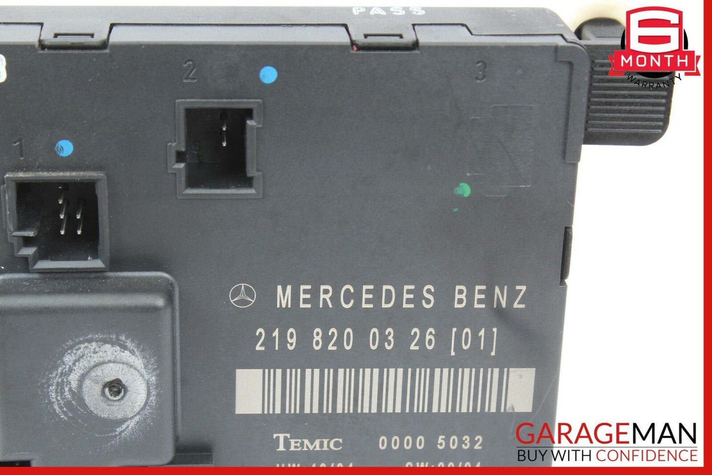 06-11 Mercedes W219 CLS500 CLS55 AMG Rear Right Side Door Control Module OEM