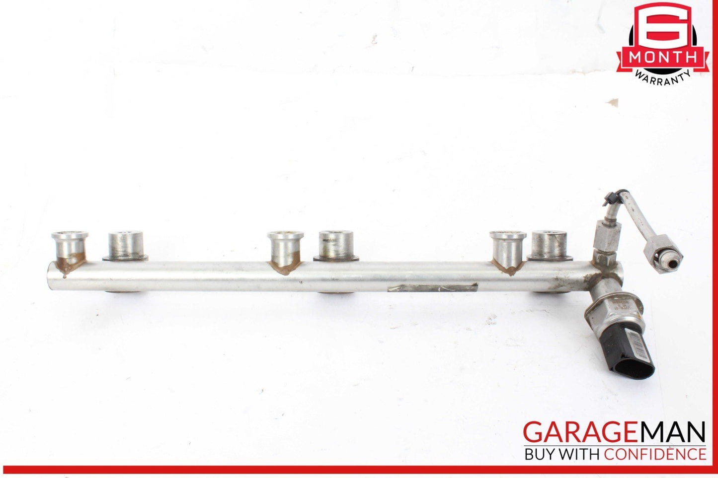 08-10 Porsche Cayenne 957 3.6L V6 Lower Fuel Injector Rail 03H133317B OEM