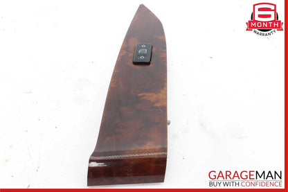 03-06 Mercedes W216 CL55 AMG Front Right Side Door Window Switch Trim Bezel Wood