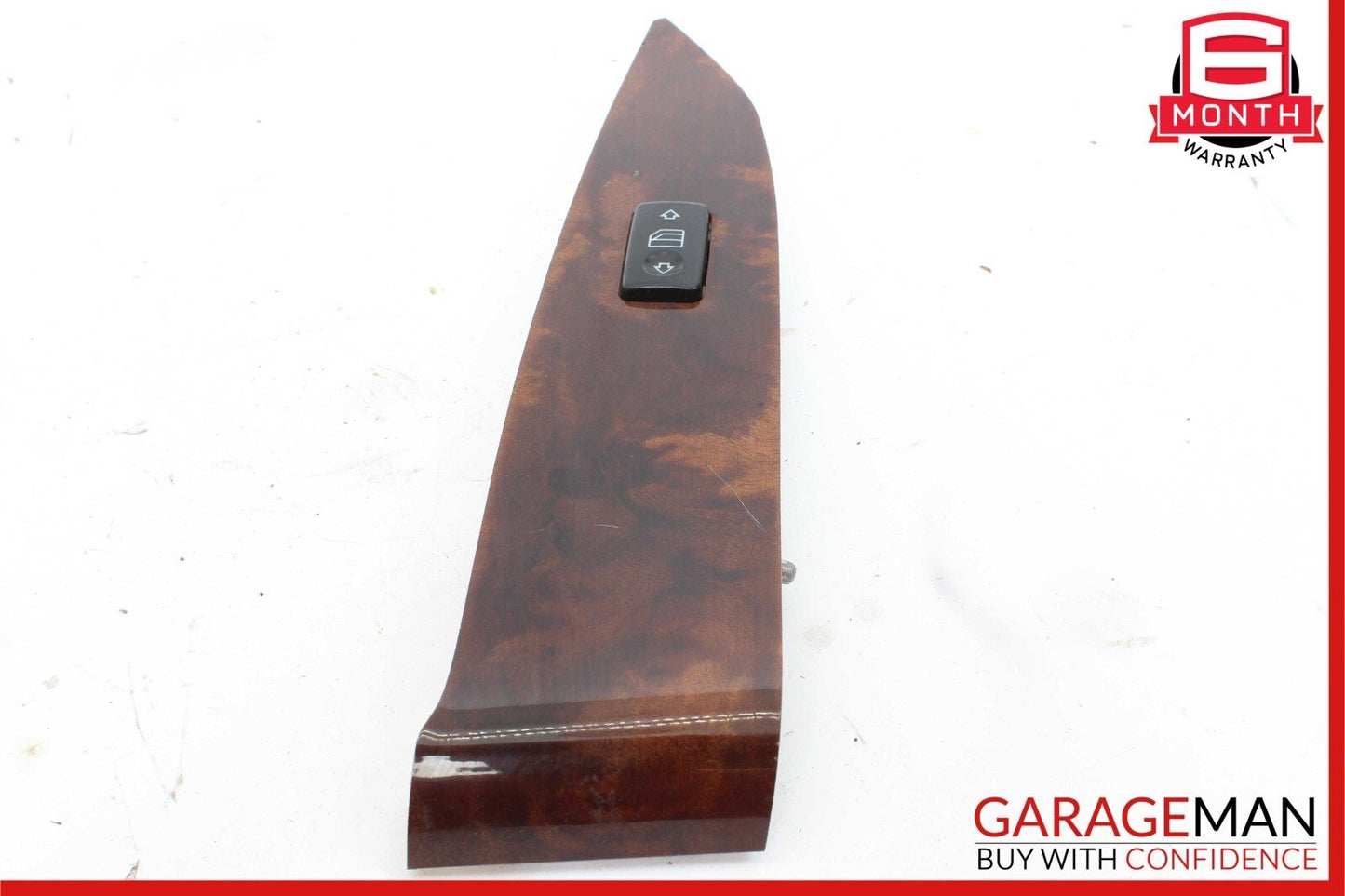03-06 Mercedes W216 CL55 AMG Front Right Side Door Window Switch Trim Bezel Wood