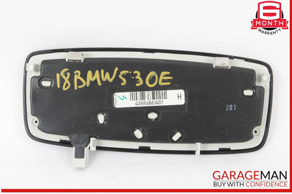 17-20 BMW 530E Rear Interior Roof Overhead Reading Dome Light Lamp 43684861401