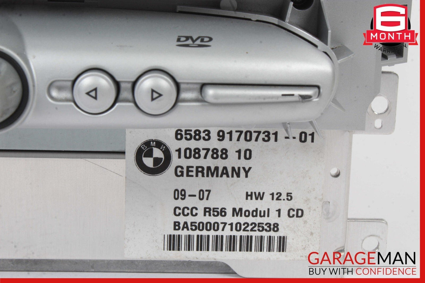 07-15 Mini Cooper GPS Navigation System CD/DVD Player 9170731