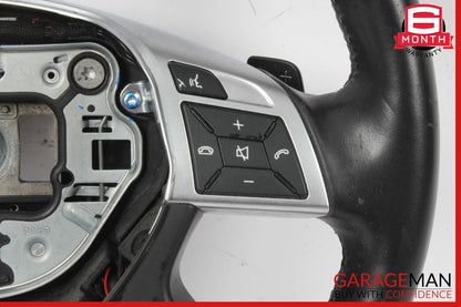 12-16 Mercedes W166 ML400 GL450 Driver Steering Wheel w/ Paddle Shifters OEM