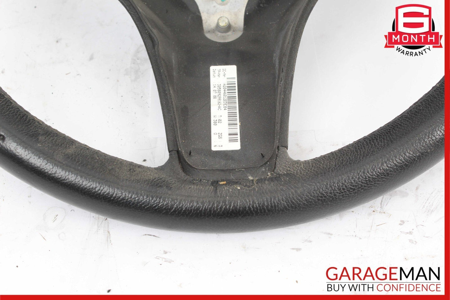 08-12 Mercedes X204 GLK350 C280 C300 3 Spoke Steering Wheel Black