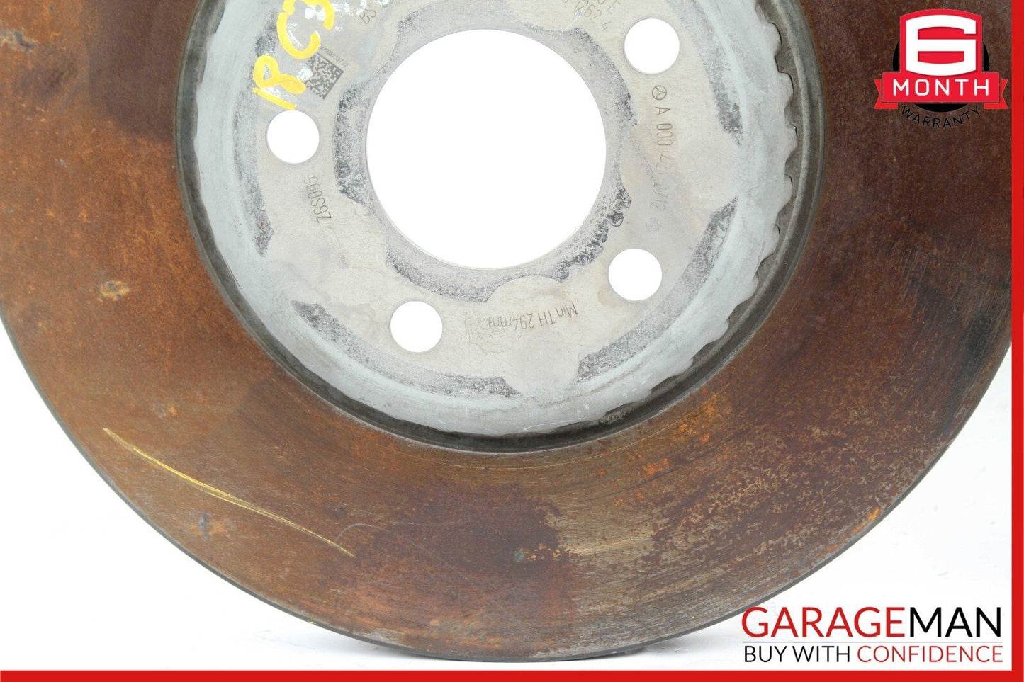 15-20 Mercedes W205 C300 C350e Front Right & Left Side Brake Rotor Disc Set of 2