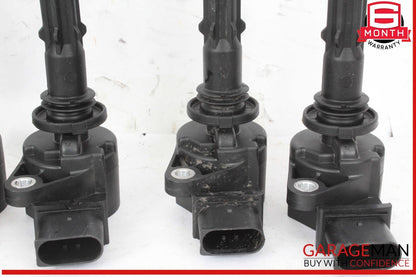 05-13 Mercedes W212 E350 Wagon GLK350 M272 Ignition Coil Spark Plug Set of 6 Pc OEM