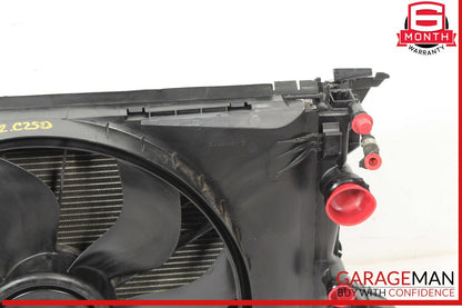 12-14 Mercedes W212 E550 C250 Engine Radiator Condenser Cooling Fan Motor Assy