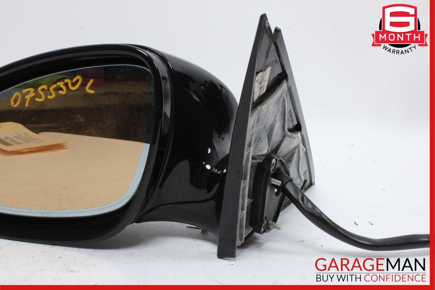 07-09 Mercedes W221 S550 S600 Front Left Driver Side Mirror Door Rear View Black