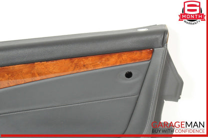 03-06 Mercedes R230 SL500 SL55 AMG Front Right Interior Door Panel Black OEM