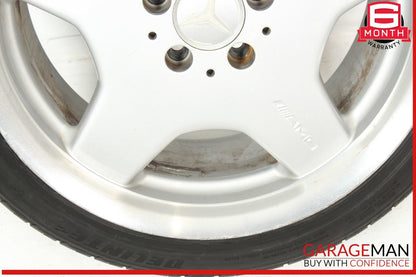 00-06 Mercedes W220 S500 CL55 AMG Rear Wheel Tire Rim 9.5x18H2 ET46 18" OEM