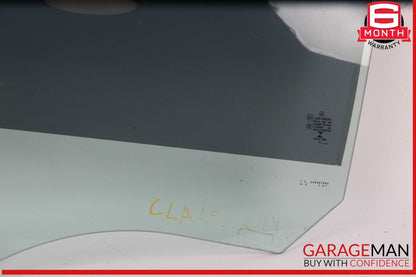 14-18 Mercedes W117 CLA250 Rear Left Driver Side Door Window Glass OEM