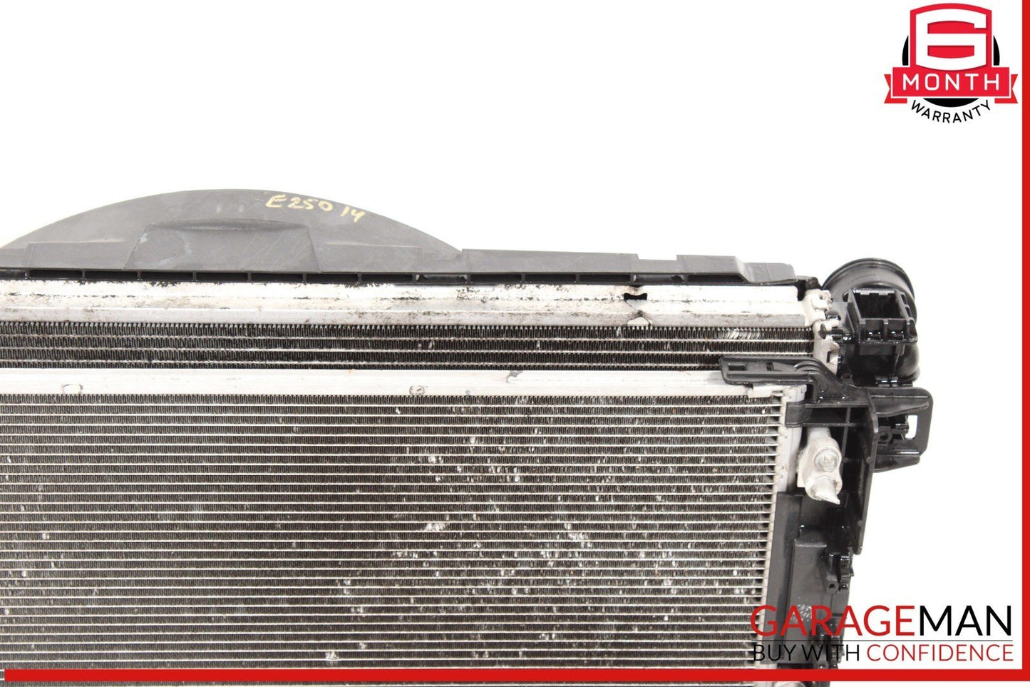 14-16 Mercedes W212 E250 Engine Motor Cooling Radiator A/C AC Condenser Assembly