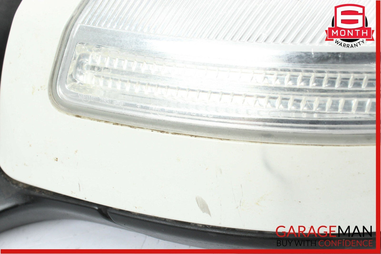 08-09 Mercedes W204 C300 C63 AMG Front Left Side Mirror Rear View Door White
