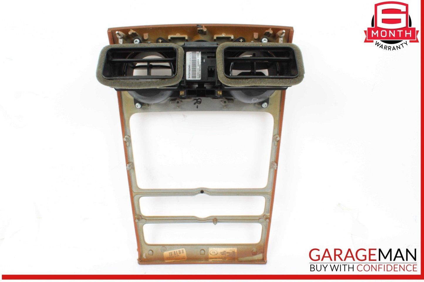 03-12 Bentley Continental GTC Central Dash Instrument Panel Trim w/ Air Vent OEM