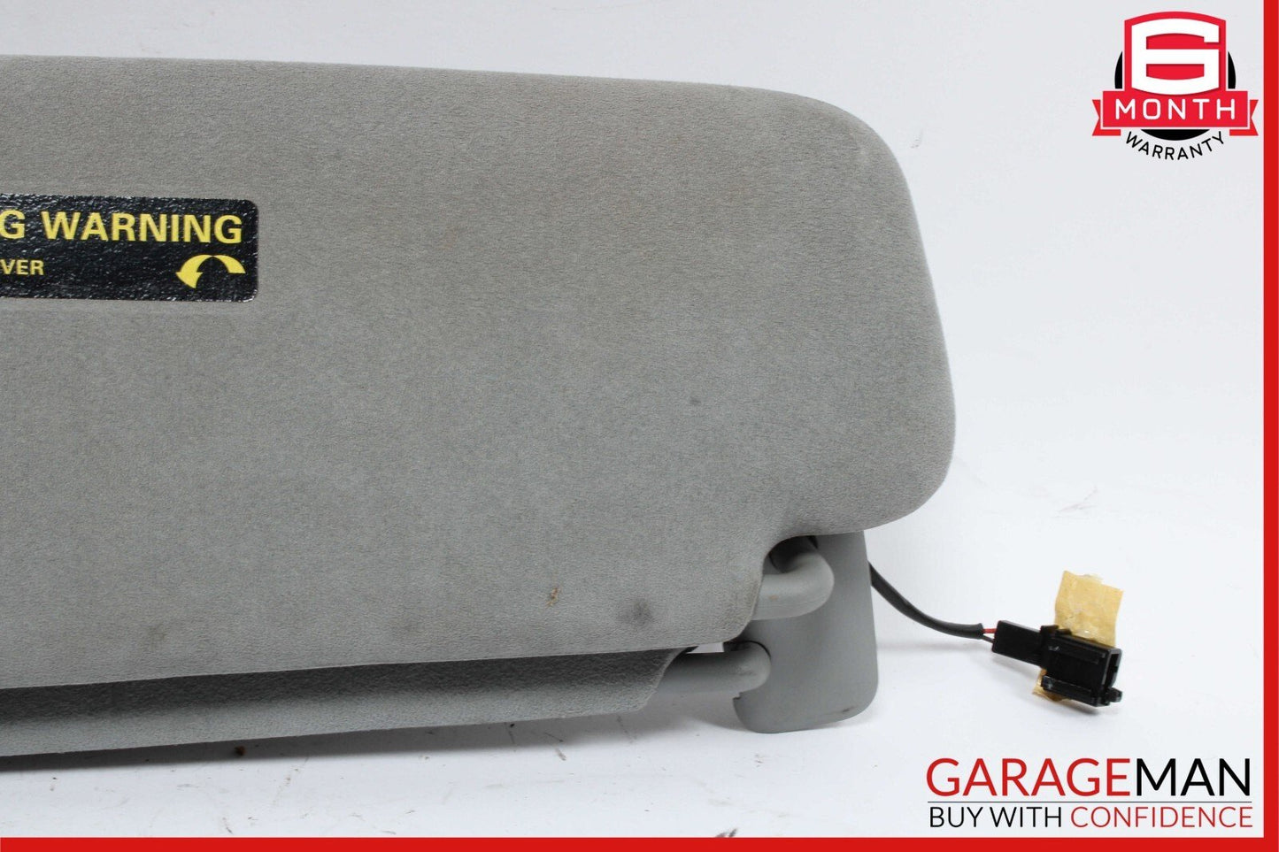 03-10 Porsche Cayenne 955 957 Front Right Side Sunvisor Sun Visor Shade Gray