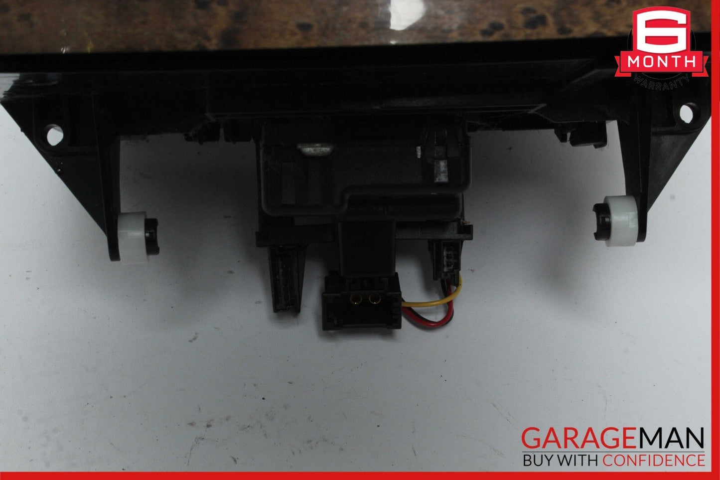 03-09 Mercedes E320 E500 CLS63 AMG Hazard Light Switch Control Panel Dark Wood