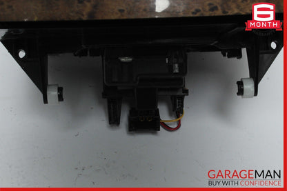 03-09 Mercedes E320 E500 CLS63 AMG Hazard Light Switch Control Panel Dark Wood