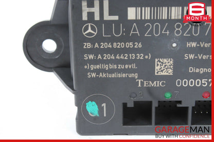 08-14 Mercedes W204 C300 C350 Rear Left Driver Side Door Control Module OEM