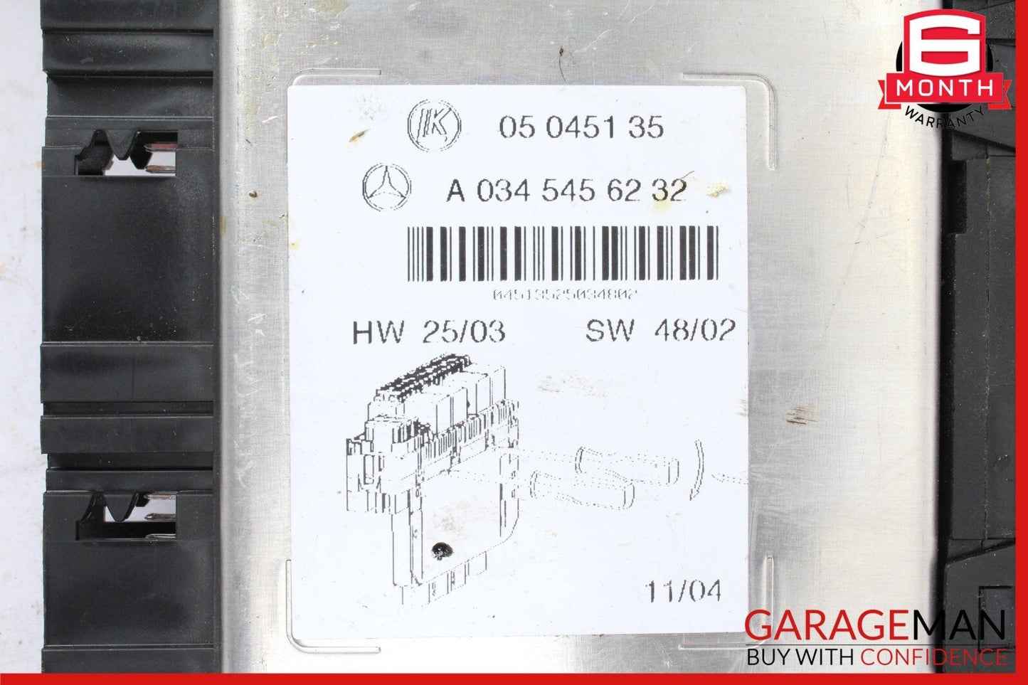 03-12 Mercedes R230 SL550 SL55 AMG SL500 Rear SAM Fuse Box Relay Module OEM
