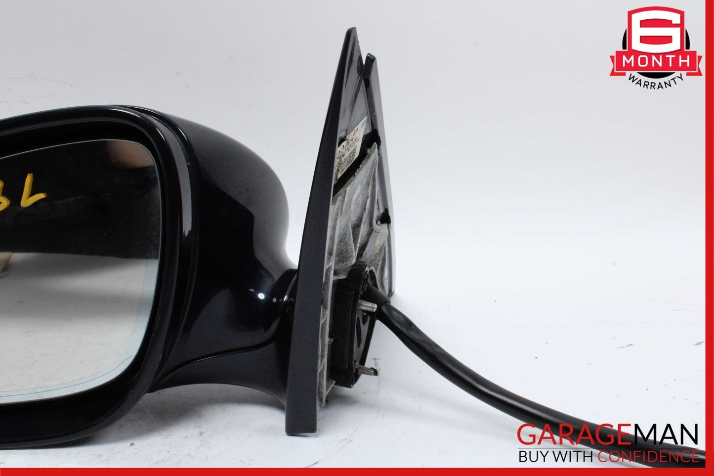 07-09 Mercedes W221 S550 S600 Front Left Side Mirror Rear View Chromite Black