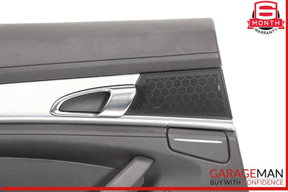 10-16 Porsche Panamera 970 GTS Rear Left Interior Door Panel Leather OEM