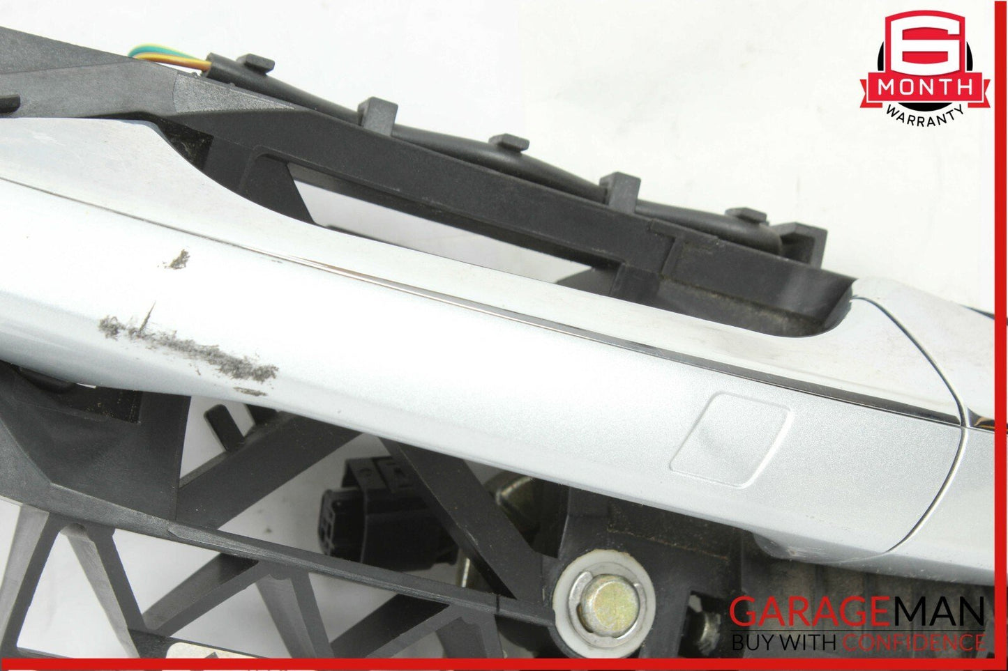 07-13 Mercedes W221 S550 Rear Left Exterior Door Handle Keyless Go Silver OEM