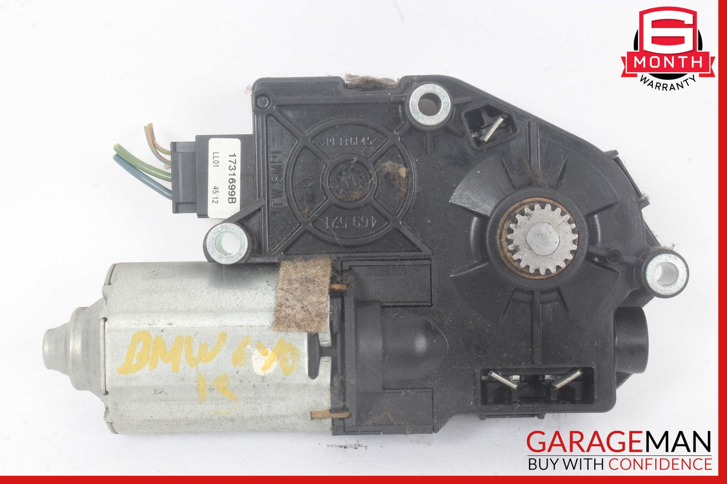 13-19 BMW 640i F06 Sunroof Motor 7316535 OEM