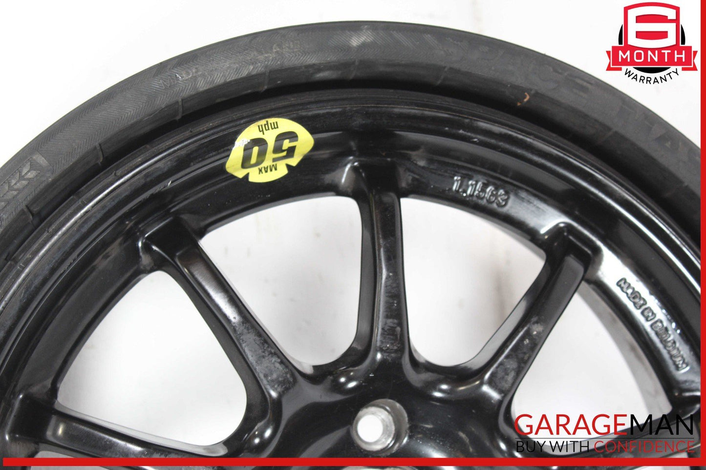 03-12 Mercedes R230 SL500 SL550 Emergency Spare Tire Wheel Donut Rim 17" 17 OEM