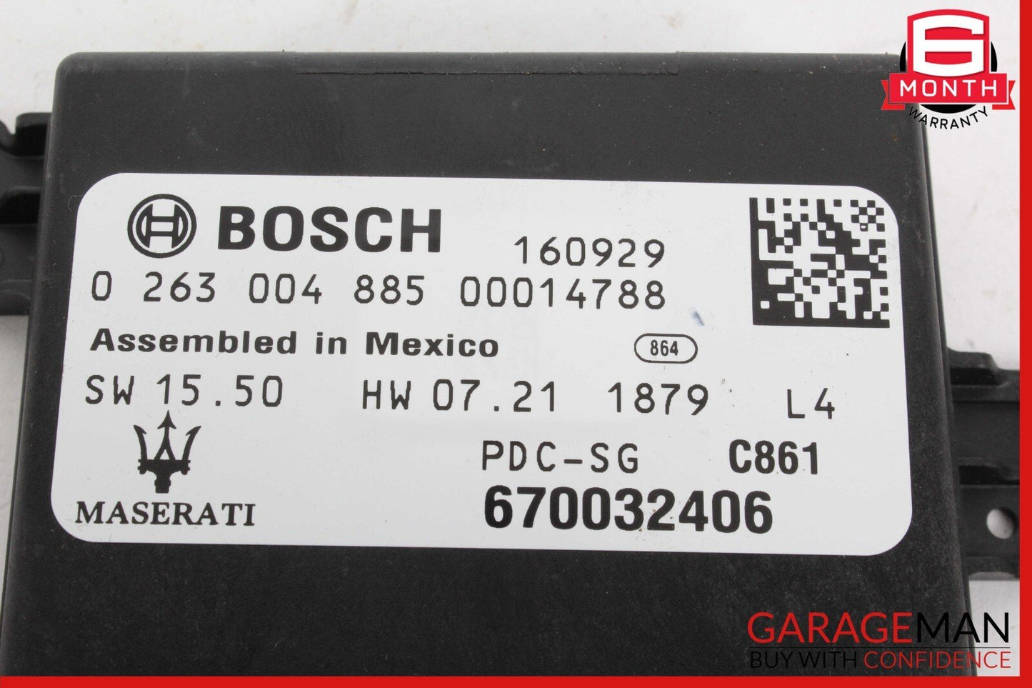 17-20 Maserati Levante M161 Park Parking Assist Control Module 670032406 OEM