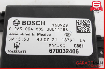 17-20 Maserati Levante M161 Park Parking Assist Control Module 670032406 OEM