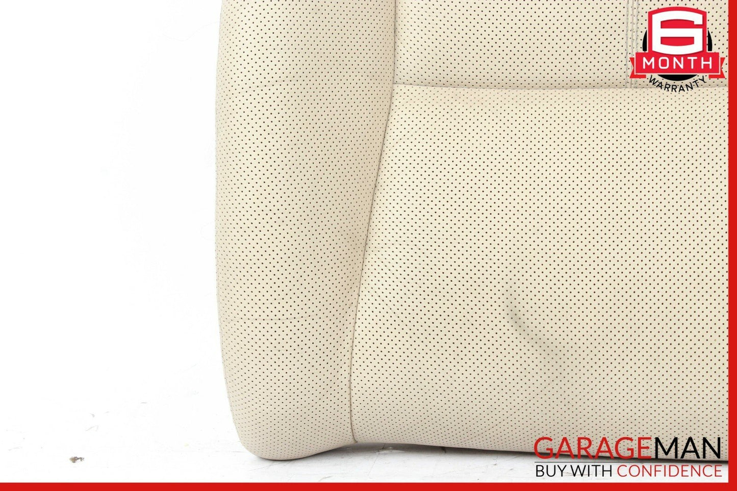 07-14 Mercedes W216 CL550 Rear Right Bottom Lower Seat Cushion Beige