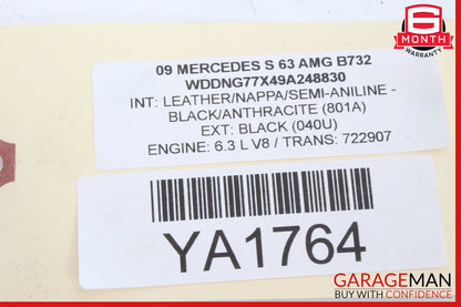 07-14 Mercedes W221 S63 CL550 Trunk Release Remote Open Close Module OEM