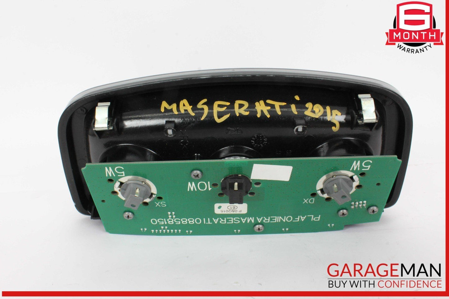 14-17 Maserati Ghibli Quattroporte Rear Interior Overhead Dome Light Lamp OEM